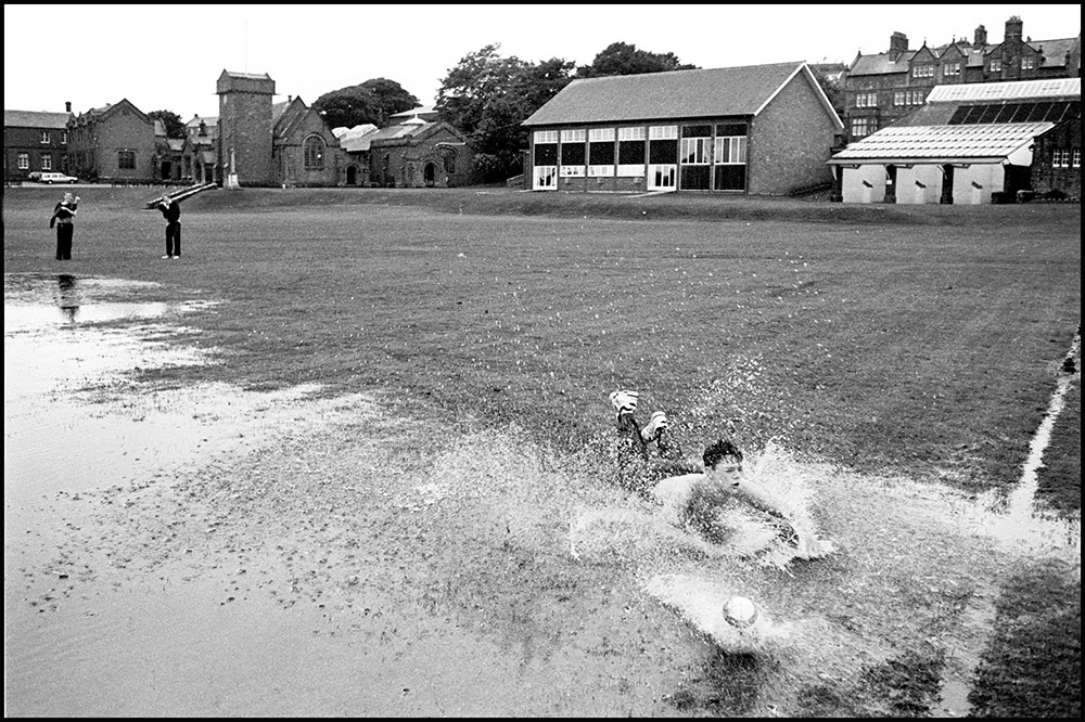 1994- SELLAFIELD NUCLEAR - Students St. Bees School making fun on sports field  