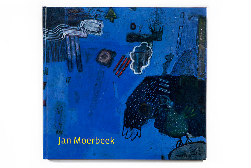 2013 - BOEK JAN MOERBEEK - Cover boek, titel werk EENVOUD IN BLAUW - Cover book, title work EENVOUD IN BLAUW